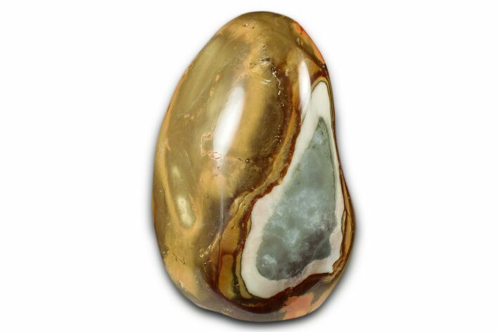 Free-Standing, Polished Polychrome Jasper - Madagascar #341864